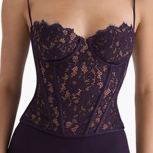 NWT House of CB Mila corset top size Small Plus D/E cup